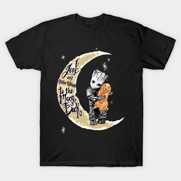 Love Golden Retriever T-Shirt by Fie Clothing